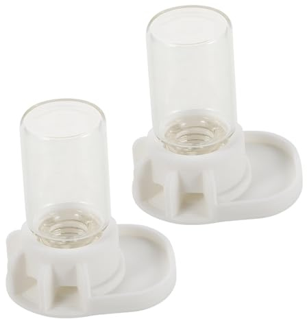 Toyvian 2piezas Comedero de Agua para Hormigas Cuenco Transparente Reutilizable Herramienta Dispensadora de Alimentación de Hormigas para Jardín