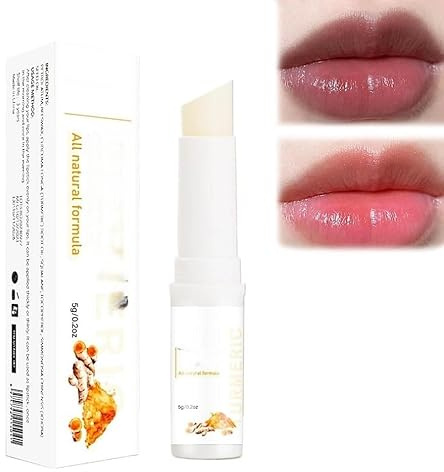Kurkuma-Lippenpeeling, ein peelender Lippenbalsam und eine pflegende Creme für matte Lippen, macht die Lippen weich, spendet ihnen Feuchtigkeit und reduziert Lippenfältchen.
