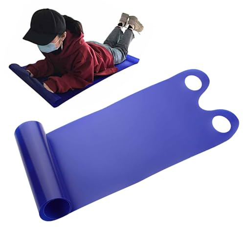 Portable Roll Up Sled - Flexible Flying Carpet for Sand Dunes & Snow, Heavy Duty Slider Mat with Carry Handles, Winter & Summer Outdoor Fun, Lightweight Sledding Board | Compact Downhill Slider for Fa