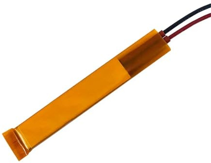 5st 12V 24V 110V 220V 75x15x3,5mm Värmeelement Konstant termostat Isolerad termistor Keramiskt luftvärmechip (24V 120C)(220V 80C 30W)