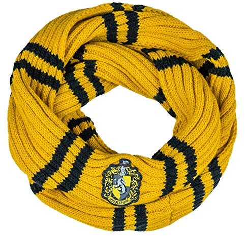 Cinereplicas Harry Potter - Halsduk med Oändlig Storlek Hufflepuff - Officiellt Licensierad