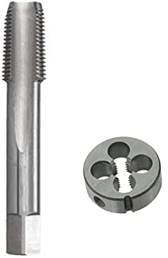 LUOSFUH Gewindeschneider-Set für Rohre, Gewindeschneider, Gewindeschneider-Set, amerikanischer Standard, NPT 1/4 3/8 1/2 3/4 G 1/8 1/4 3/8 1/2 3/4 Gewindebohrer und Schneideisen-Set (G3/8)