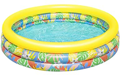 Bestway Play Paddling Pool | Floral Inflatable Kids Pool, for Toddlers, Girls and Boys, 1.68 m x 38 cm