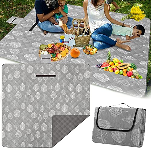 Mocoli Picknickdecke Wasserdicht 300x200 Outdoor Stranddecke XXL Sandfrei Strandmatte Campingdecke Sanddichte Outdoordecke Familiendecke Picknick Matte Decke mit Tragegriff Waschbar für Camping Reise