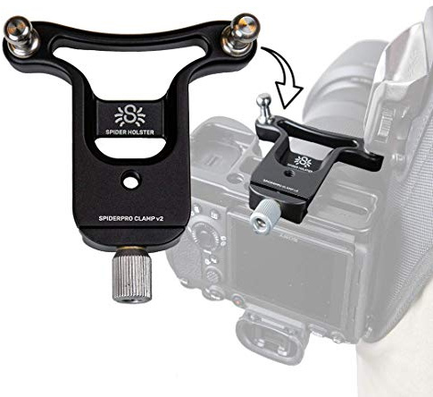 SpiderPro Clamp v2 Klemmplatte für Arca-Profile am Spider Holster