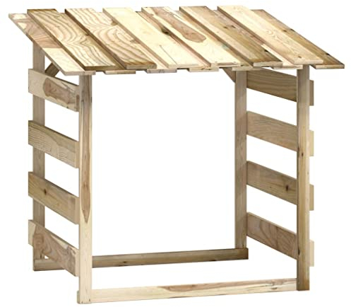 vidaXL Pergola con Tetto 100x90x100 cm in Legno di Pino Impregnato