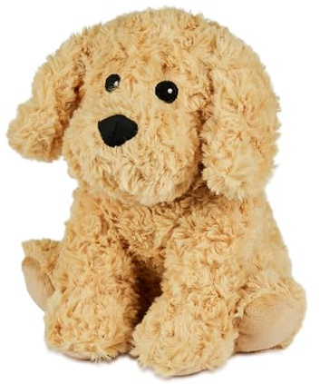 Warmies Coussin chauffant micro-ondable Cockerpoo Junior en Coussin chauffant, légèrement parfumé à la lavande française, tout doux