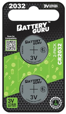 Key Fob Battery Replacement for 2013-2023 Nissan Pathfinder (Selected: 2013-2023 Pathfinder Remote Battery CR2032 3V Pack of 2) Powered by BatteryGuru