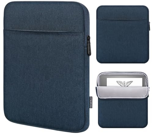 MoKo Tablet Tasche Hülle Kompatibel mit Kindle Scribe 10.2 inch 2022 Release, Tragbare Schutzhülle mit Zwei Taschen, Indigo
