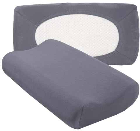 Traumschloss Flex-Kissenbezug für Nackenstützkissen- (30x50-40x70), Farbe:grau