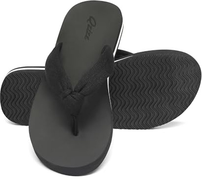 Qzize Women's Yoga Mat Flip Flops with Arch Support Beach Sandals