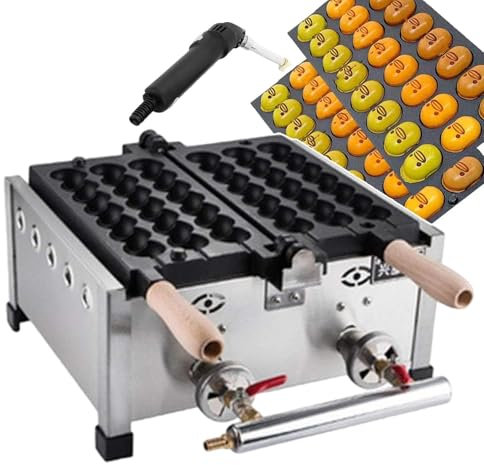FBJAMZ Commercial Bubble Waffle Maker, Egg Waffle Iron Machine,180° Flip,for Ice Cream/Chocolate Egg Waffles