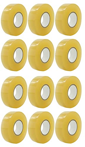 Remingtape 12 Pack Durchsichtiges Hockey Band Mehrzweck Band Rolle Schienbein Schoner Socken Band Rolle Sport Ausrüstung 2,4 cm x 28 M Hockey Sport Geschenke