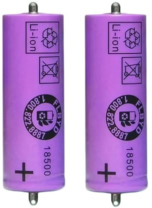 Rasoir Électrique avec Batterie Lithium-ION 3,7 V / 1600 MAh. Compatible avec Braun 5694, 5695, 5696, 5697, 7181, 720, 720S-3, 720S-4, 720S-5 Et 720S-6 Les Rasoirs(2 pcs)
