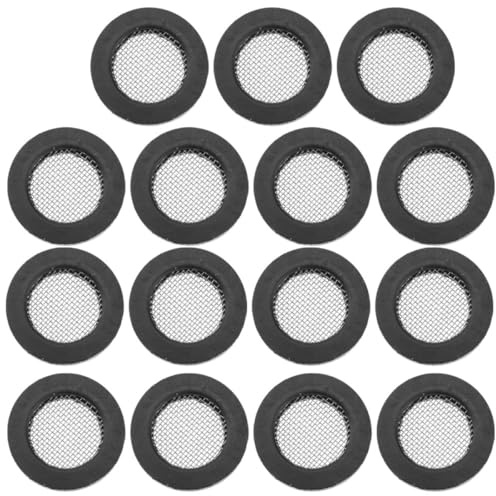 GARVALON 60Pcs Hose Filter Washers with 1/2 Inch Mesh Strainer and Rubber Seal for Washing Machine and Outdoor Garden Hose Applications