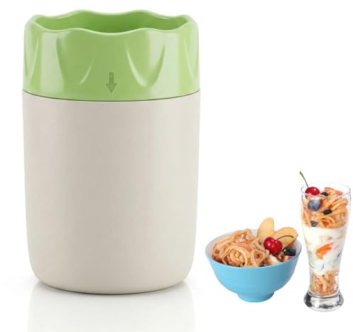 Apfelreibe,Manuelle Apfelreibe Becher,Obstreibe Apple Grater,Rotierender Aktenvernichter,Handreibe Manueller Rotierender,Multifunktionales Küchenwerkzeug,Für Gemüse,Birne,Kartoffel
