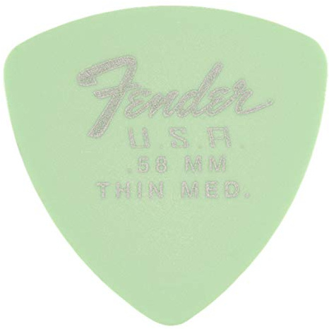 Fender 346 Dura-Tone Picks 0,58 mm - Plektren Set