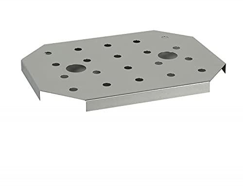 APS GN scolapasta - acciaio inossidabile per contenitori Gastronorm, adatto per GN 1/2 - dimensioni: 19 x 25 cm, altezza: 1,5 cm