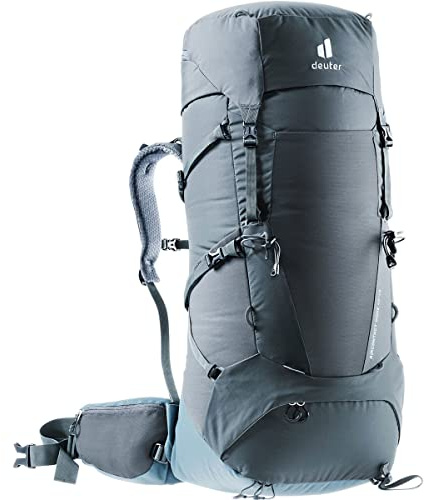 deuter Unisex – vuxen Aircontact Core 40 + 10 trekkingryggsäck, grafit sula, 10 l