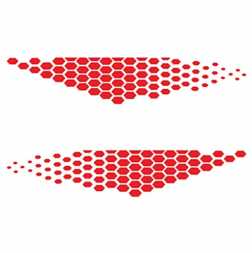 Auto Seitenkarosserie Aufkleber Grafiken Aufkleber Hexagon Pixel Cyber DIY Auto Karosserie Aufkleber Selbstklebende Universal Vinyl wasserdichte PVC Auto Aufkleber Auto Personalisiert Aufkleber