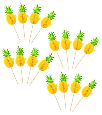 JEWEDECO 60 Stk Flamingo-Kuchen-Einsatz Cupcake-Topper Flamingos mottoparty hawaii kuchendekoration veganer Kuchen Hochzeitsdekoration Zubehör für Partykuchen Geburtstagskuchen-Picks