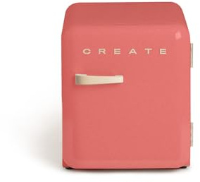 CREATE / RETRO FRIDGE 50 SAND/Frigorífico terracota maneta arena / 85W. minibar. un estante. diseño retro. 50 cm. dos repisas. capacidad de 48L. bajo consumo. 50x44x49.8 cm