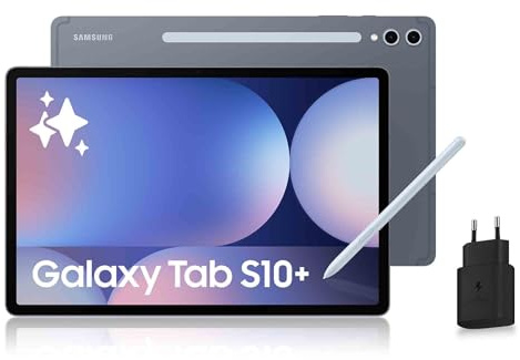 Samsung Galaxy Tab S10+ 12.6'' WiFi 512 Go, Tablette Android avec Galaxy AI, Gris Anthracite, S Pen + Chargeur Secteur Rapide 25W Inclus, Version FR