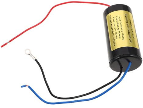 Gadpiparty Filtro Antirumore Auto per Audio Stereo Soppressore Rumore Alternatore Riduttore Disturbi Aux per Amplificatore Radio Auto Installazione Facile per Modelli