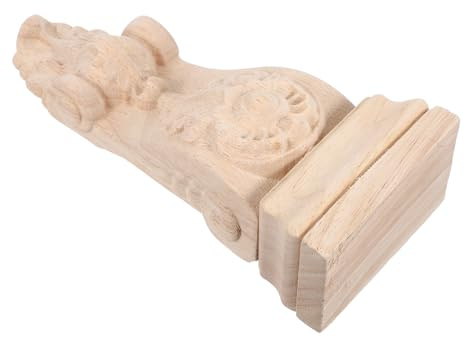 WHAMVOX Corbeilles Sculptées De Style Européen Corbeaux D'Îlot De Cuisine Supports Décoratifs Appliques Et Incrustations En Bois Sculpté Chapiteaux De Colonnes En Bois Chapiteaux