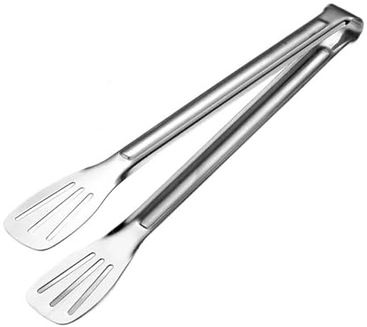 Pinze in acciaio inossidabile Utensili da cucina Utensile a buffet Anti-calore Clip for pane Morsetto for pasticceria for dessert Insalate Barbecue(14 inch)