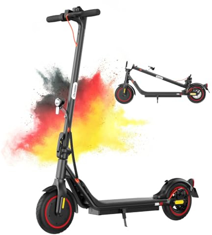 E Scooter mit Straßenzulassung für Teenager ab 14 Jahre, Max 20km Reichweite 20km/h, ABE Faltbarer E Roller mit 8.5 Zoll Luftreifen, Leicht Tragbar Elektroroller für Stadtpendler Campusverk
