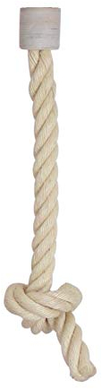 Kratzbaumland Spielseil mit Halterung (versch. Größen): Gewinde - 10 mm -M10-, Sisalseil - 20 mm, Länge - 80 cm