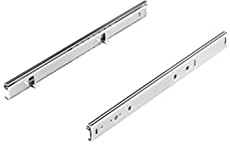 FIX&EASY Kugelauszug 27mm Schubladenschienen mit Verriegelung, Auszugschienen verzinkt 300mm mit Einrastfunktion, Auszug für Tastaturablage, ausziehbaren Fachboden, Regal, Schublade in Küche und Möbel