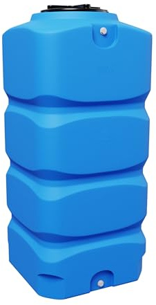 Varile Vertikaler Trinkwassertank Rechteckig (Blau, 750L)