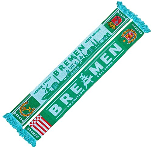 Generisch Bremen Schal Skyline (Strickschal), Souvenirschal, Kultschal