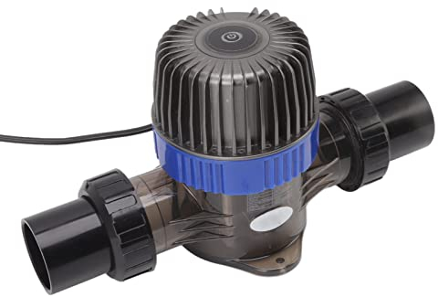 HOHXFYP Salz Chlor Generator, Salzzelle mit Bunter Lichtanzeige, 2 Gänge, Salzwasser Pool Chlorinator System, Salzwasser Pool System für Pools, Spas(12.8x4.7in-SC-8)