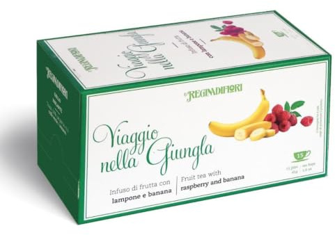 Regina di Fiori, Infuso Viaggio nella Giungla Lampone e Banana, 15 Filtri