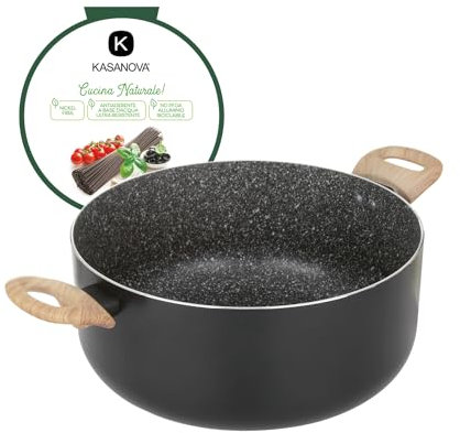 KASANOVA Casseruola 28 cm Black Stone nero Cottura