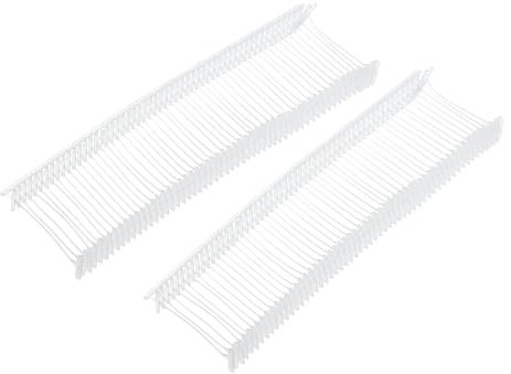 QUARKZMAN 1000 Stück Standard Heftfäden für Etikettierpistolen, 25mm Kunststofffäden für Anhänger, Schilder & Preisetiketten, Transparent