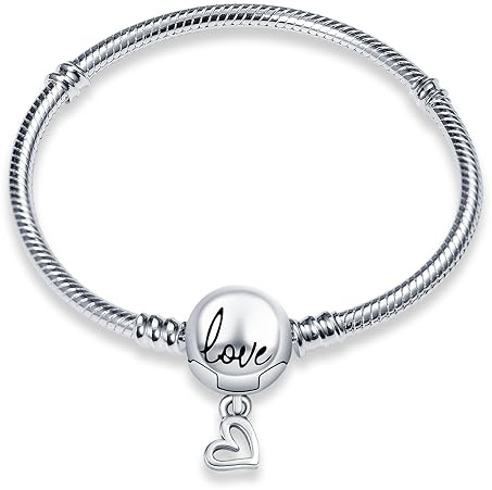 HappyStar Armkette Damen Silber 925 Charms Bracelets armband damen Kmpatibel Mit Beads Charms anhänger