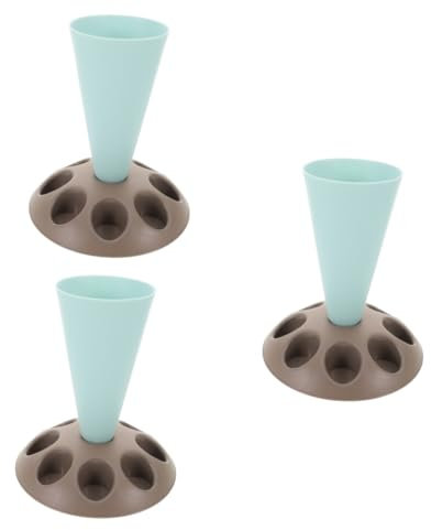 LABRIMP 3pcs Paste Drying Rack Fondant Flower Rack Baking Parts Storage Icing Bag Holder Stand