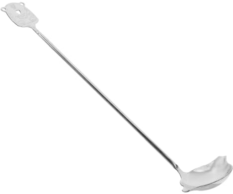 Cabilock Cuillère à Sauce avec Bec Verseur en Acier Inoxydable Portable et Polyvalente, Design Délicat et Raffiné Couleur Argenté Cuisine Professionnelle et Domestique