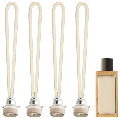 4 lámparas aromáticas para lámpara Berger, mechas de repuesto para lámpara Berger, mechas de repuesto para lámpara de aceite de repuesto, control de aire, quemador catalítico, mechas para aromaterapia