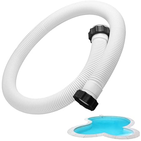Tuyau De Pompe De Filtre À Sable De Piscine - Accessoires De Pompe De Filtre - Tuyaux De Piscine 38 Mm/150 Cm - Tuyau Rechange Pour Filtres À Sable, Systèmes D'eau Salée
