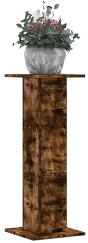 Lumanois Supporti per Piante 2 pz Rovere Fumo 30x30x80 cm in Truciolato, Casa e Giardino,Prato e Giardino,Giardinaggio,Supporti per Piante, 15.55kg-3307868