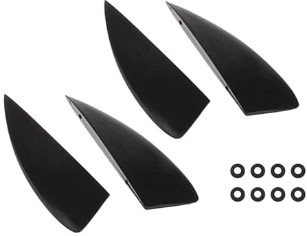 Paddelboard Ersättningsfenor 4 Stycken Kiteboarding Splitter Ersättning | Kiteboarding Fenor För Simning, Snorkling, Kajak, Insjö, Dykning, Resor, Simbassänger, Semester Samt
