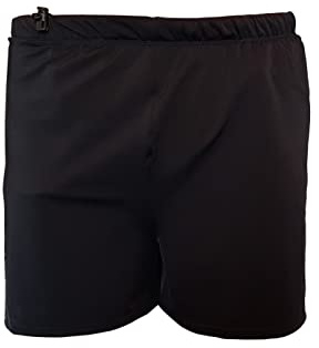 Costume per incontinenza Swimmy Higienic Pants. Uguale ad un normale costume da bagno. Materiali di ultima generazione. Doppia sigillatura per evitare fuoriuscite fecali. Nero - TG 10