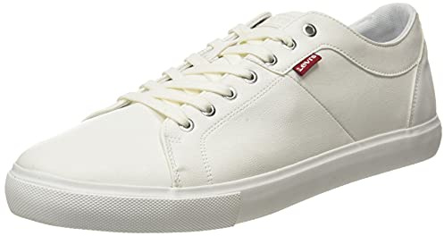 Levi's Woods, Baskets Homme, BLANC RÉGULIER, 44 EU