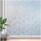 Beautysaid Window Film Privacy for Glass Windows, Frosted Window Film with Triangular Pattern, Anti-UV Static Cling without Glue for Home Bathroom Bedroom Office, 90 * 200cm