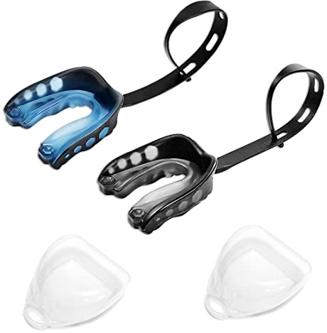 2 Pack Football Mouthguard,Kids Sport Mouth Guard,Youth Mouth Guard with Straps and Case, Kids MouthGuard for Football,Mouthpiece for MMA,Lacrosse,Basketball,Hockey,Boxing